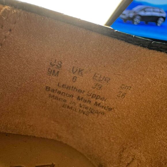 Naturalizer Women’s Size 9 Loafers Green Snake Print Leather Comfort Flats - Picture 7 of 8